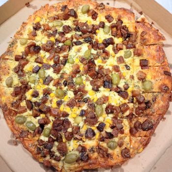 Pizza de Bacon